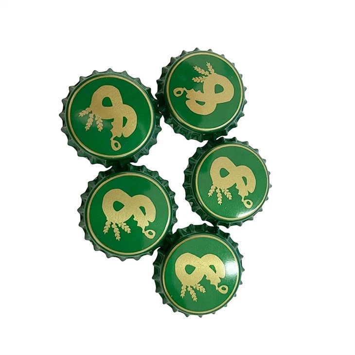 face sides of bottle metal cap
